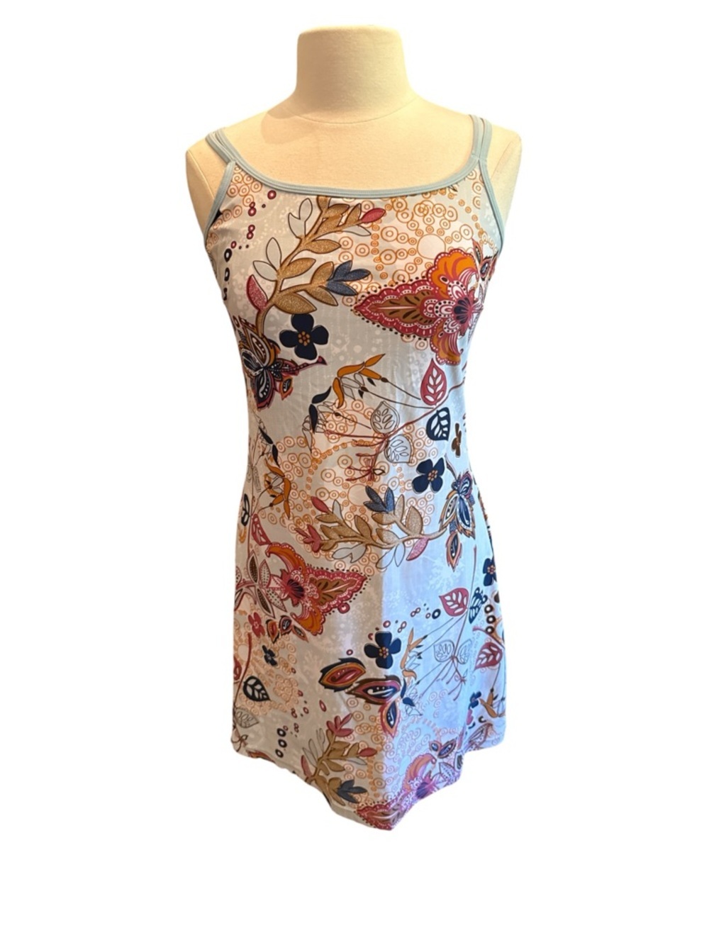 Aventura Tank/Swim Dress Linden floral fit & flare features double straps​
